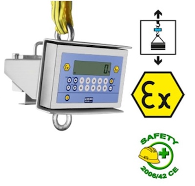 MCWX2GD : ATEX ZONE 1/21 VE ZONE 2/22 SINIFI PATLAYICI ORTAMLARDA KULLANIMA UYGUN VİNÇ KANTARI