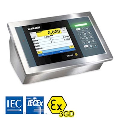 3590EGT-IECEX3GD TOUCH: ZONE 2 & 22 SINIFI DOKUNMATİK EKRANLI AĞIRLIK TERMİNALİ